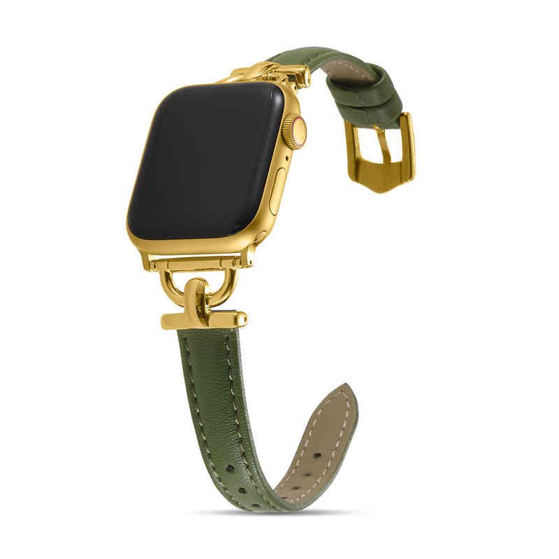 Oro Green scuro-38 o 40 o 41mm