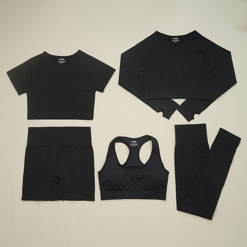 5pcs set black