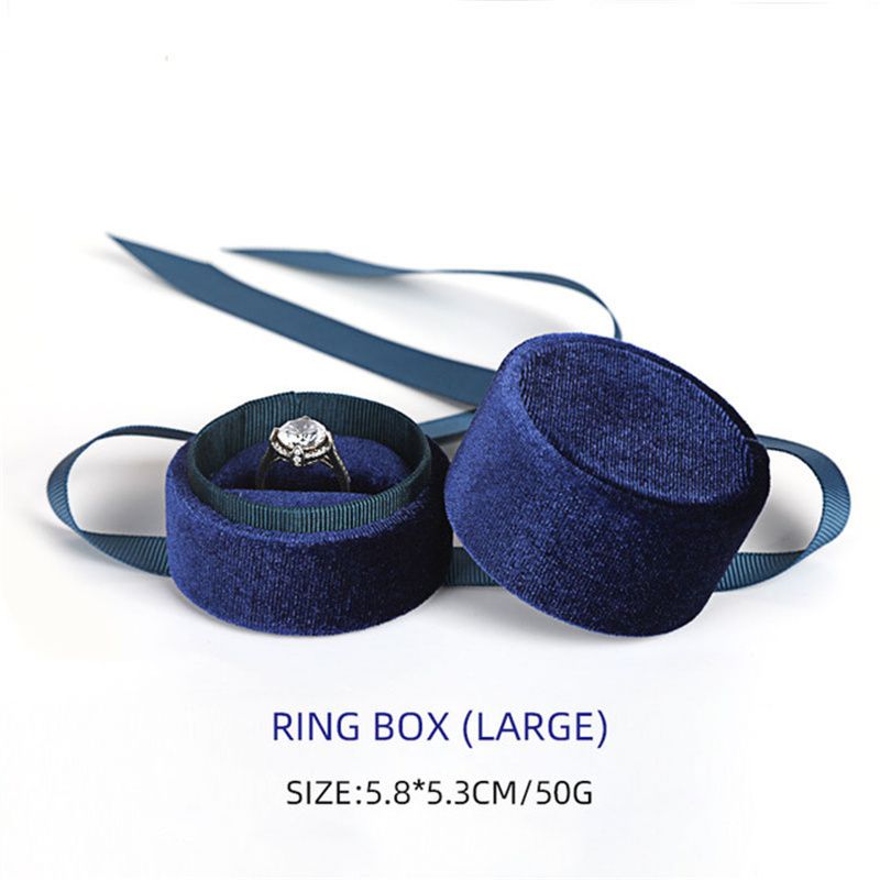anel caixa azul