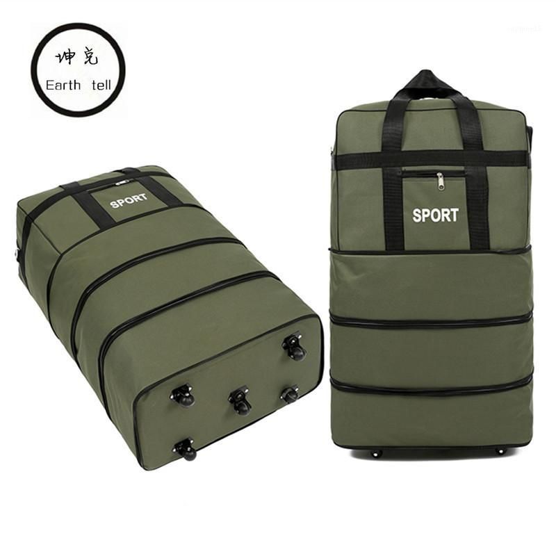 Equipaje viaje 32 pulgadas 5 ruedas Impermeable Maleta Telas tela de nylon, bolsa