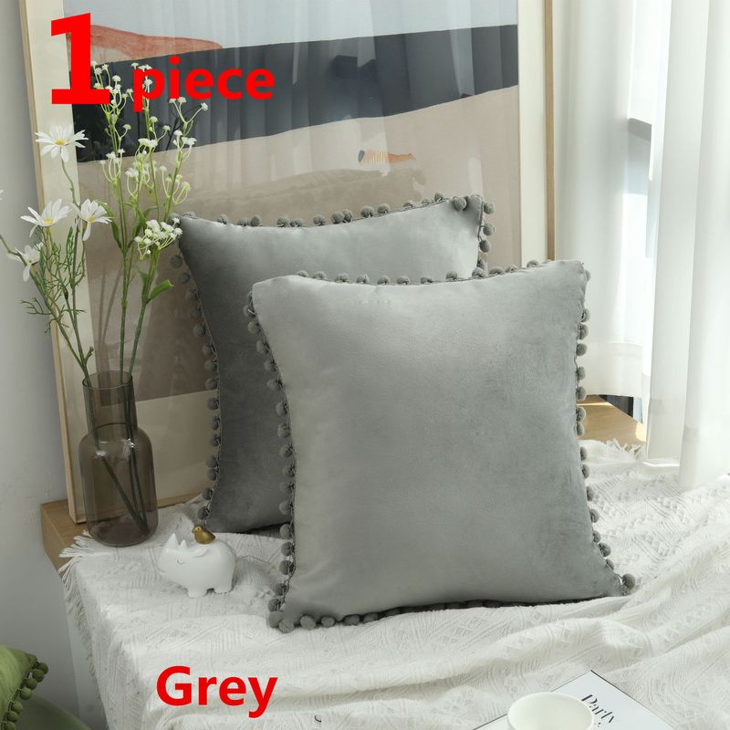 45x45cm Velvet-7247Grey