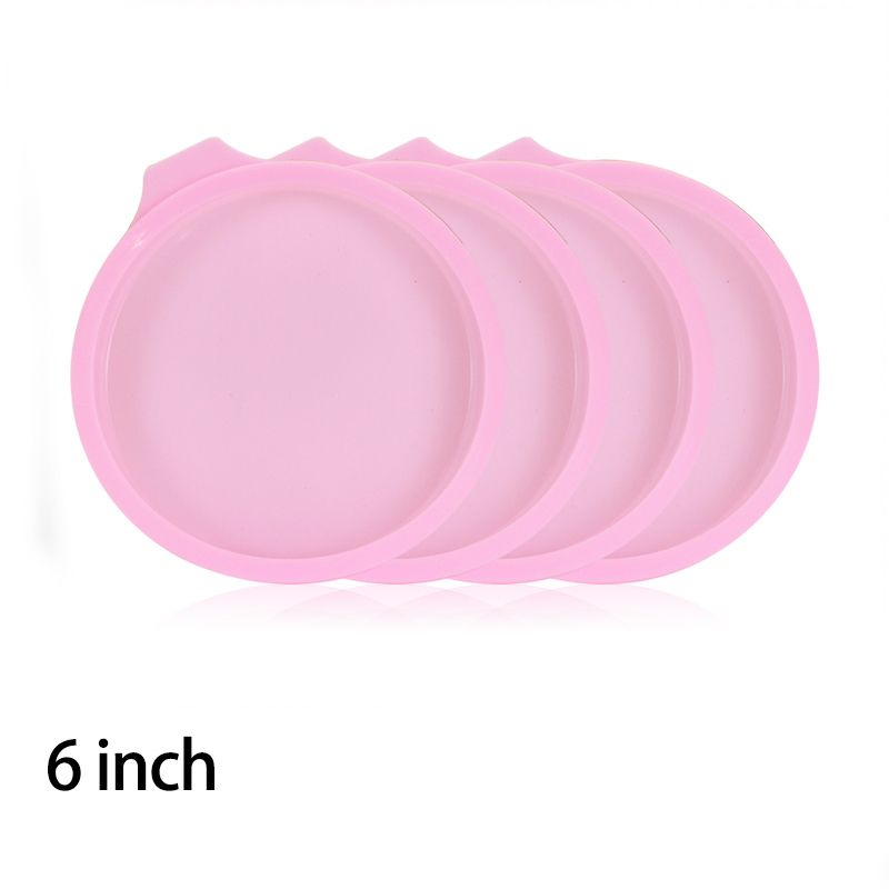 6in Pink 4pcs