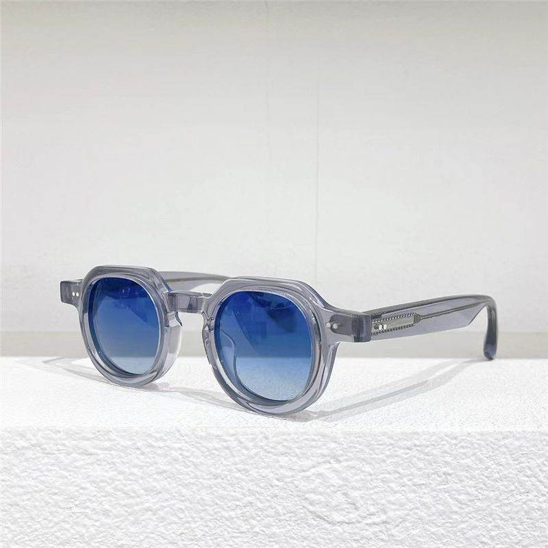 Grey Frame Gradient Blue Lens