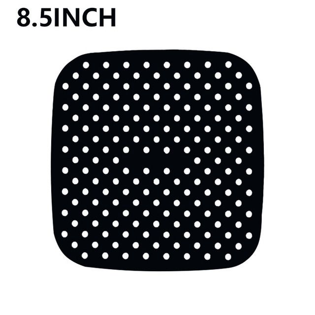 8.5 inch square black