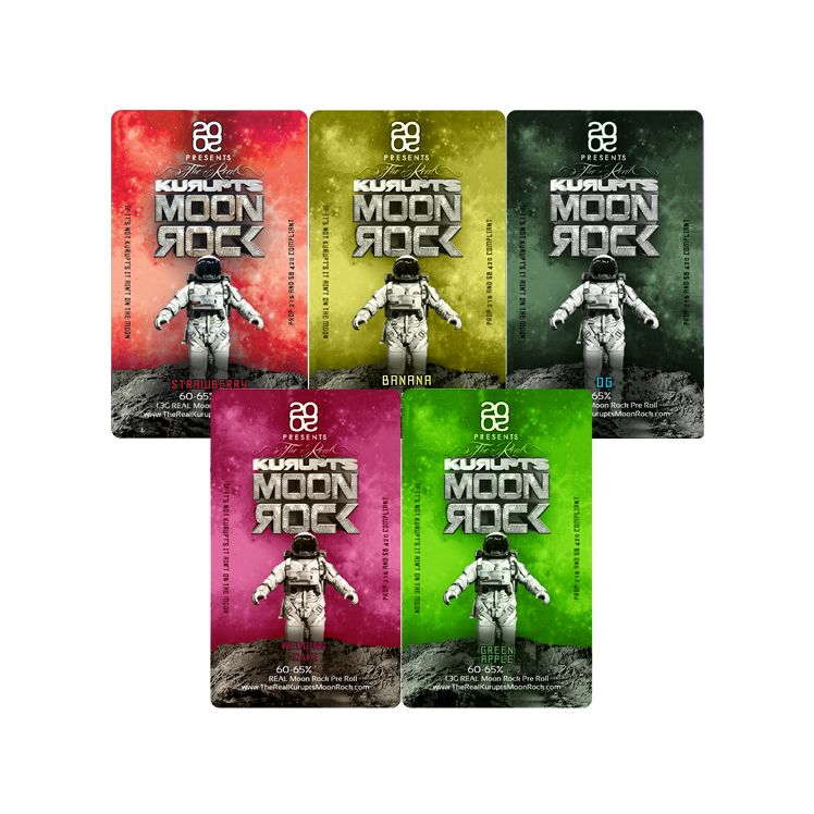 moonrock labels #4(mix 5 flavors)