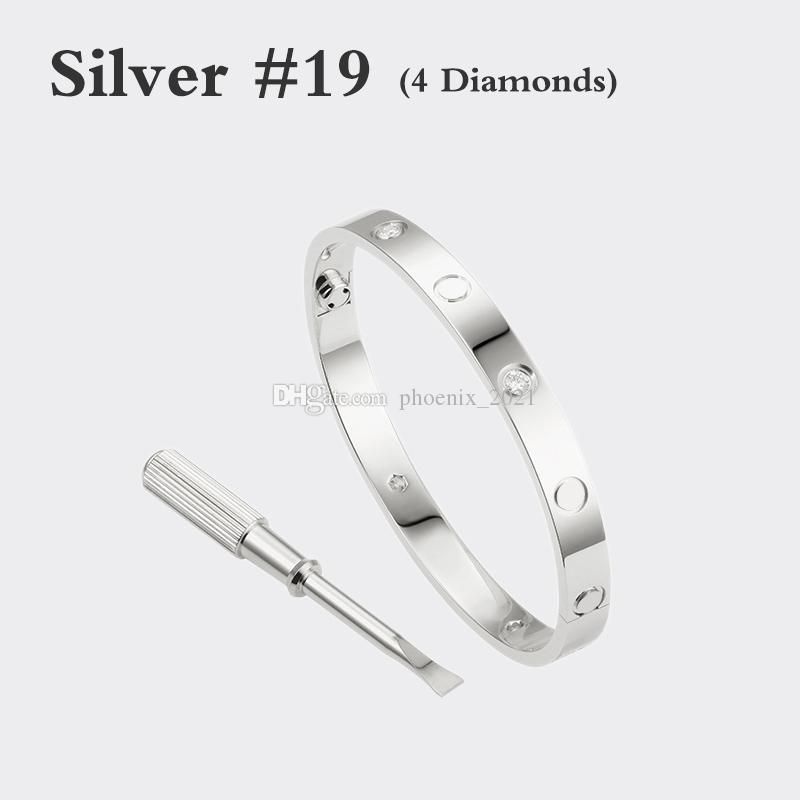 Silber # 19 (4 Diamanten)