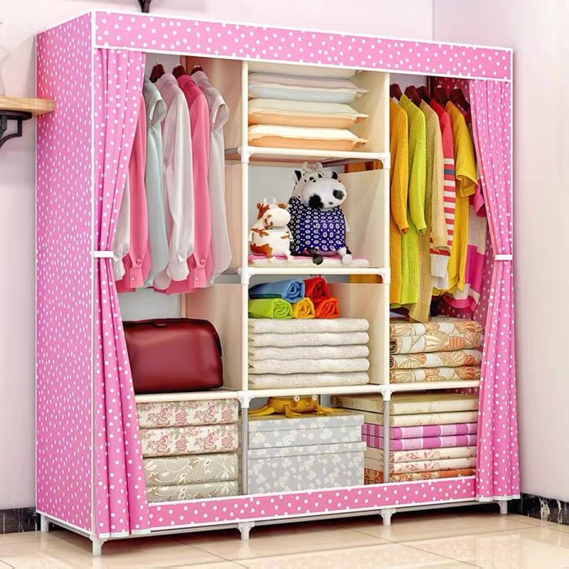 Conjunto De Muebles Dormitorio Portátil Del Armario Plegable Guardarropa De Almacenamiento De € | DHgate