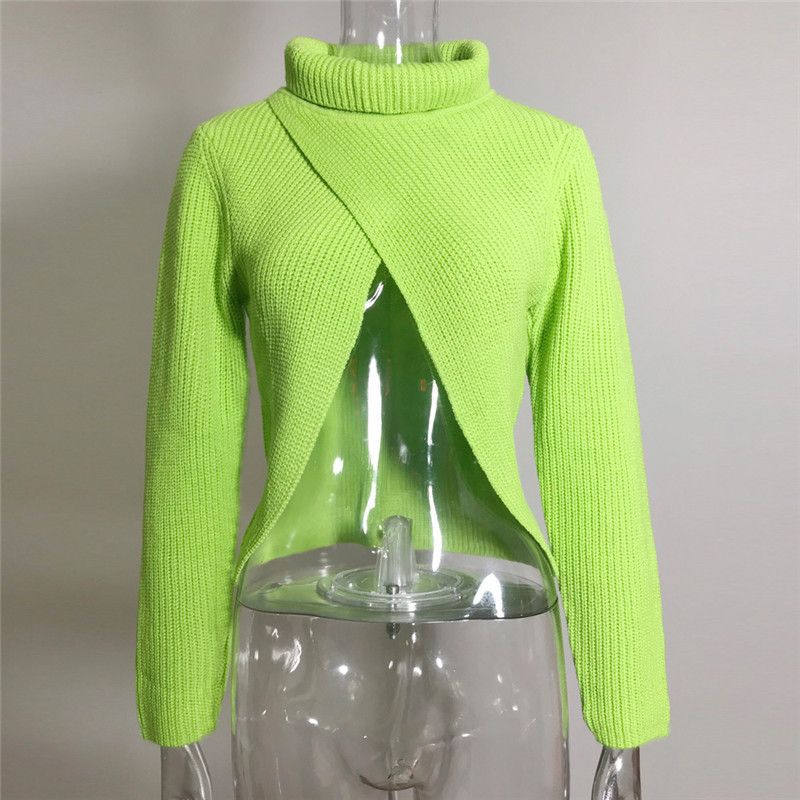 Pullover Neongrün