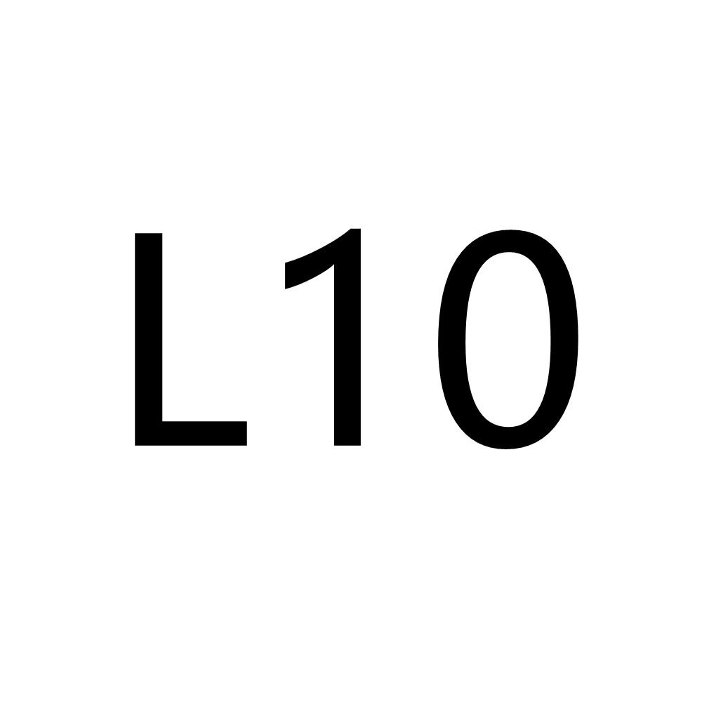 L10-دمير الأبيض + الذهب L الإبزيم 80