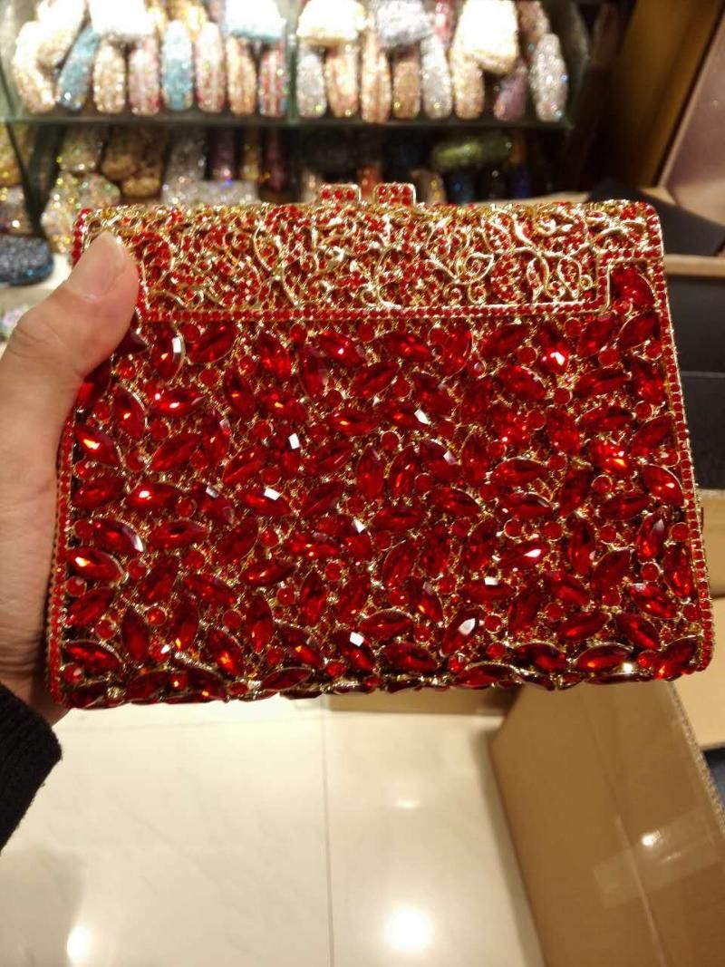 Red evening bag