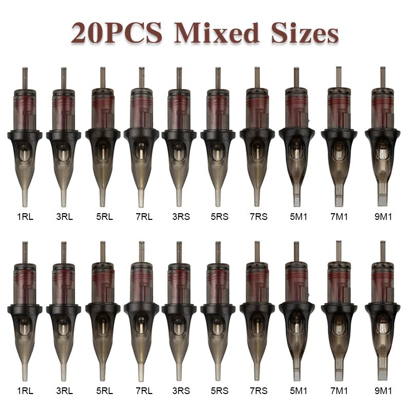 20pcs aiguilles mixtes