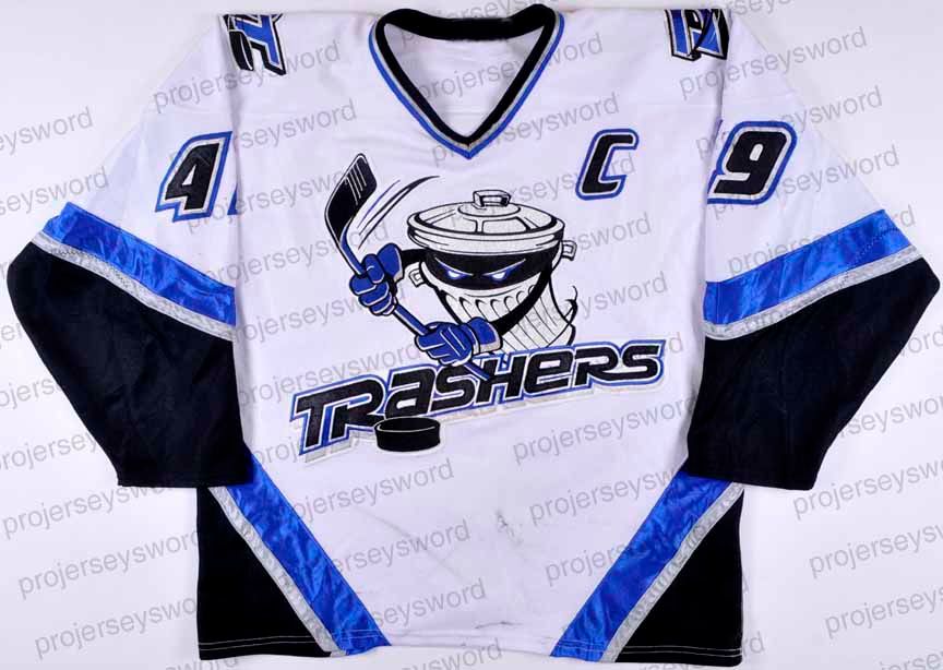 Danbury Trashers Ice Hockey Vintage (UHL) Shirt Poster for Sale by  erinjankd0d