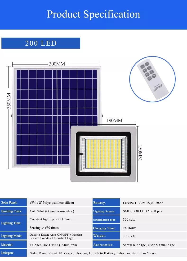 100W-white light