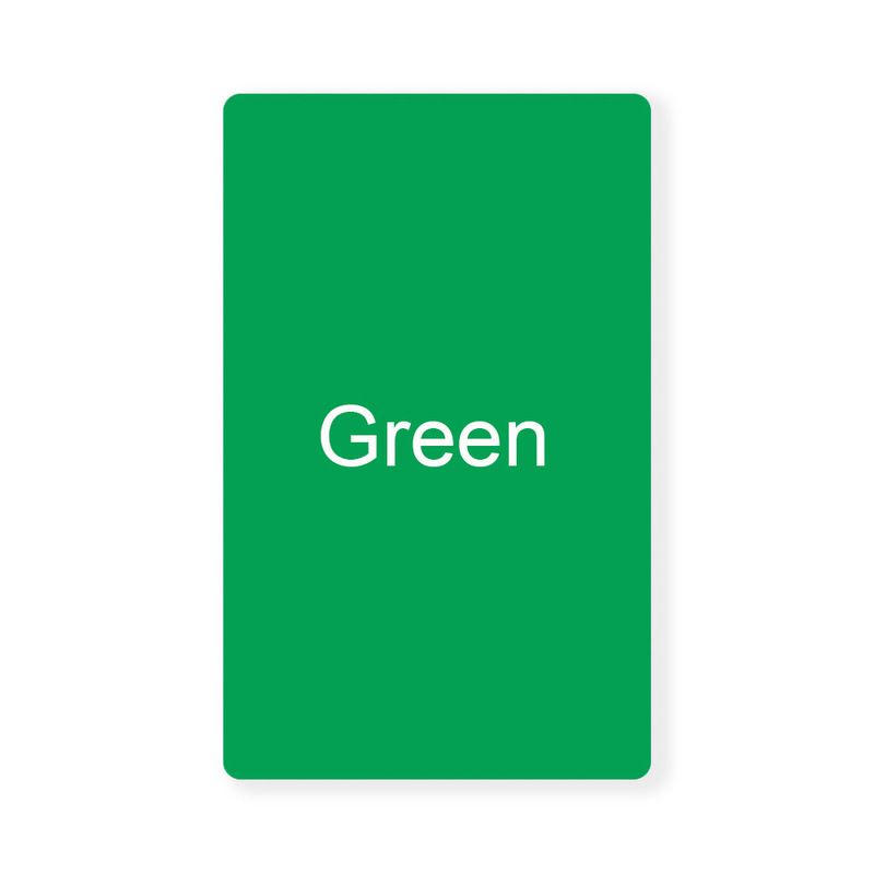 Green-86 x 54 x 0.45 Mm