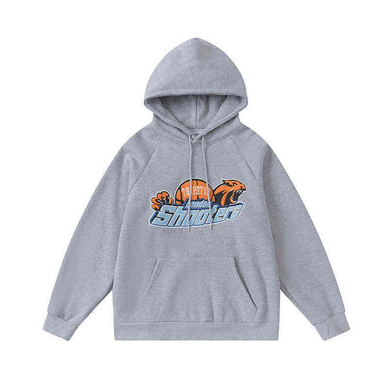 Grijze hoodie