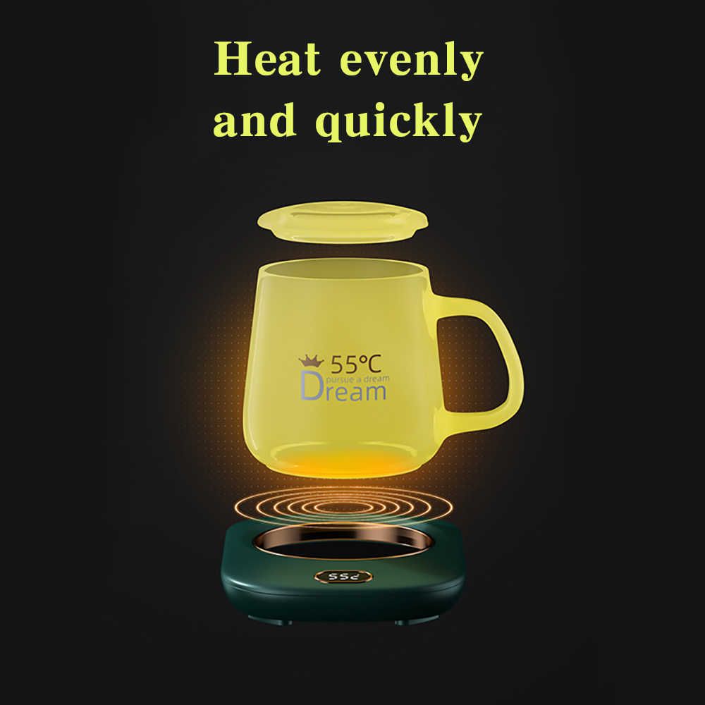 USB Cup Warmer Coffee Mug Heating Coaster Milk Tea Heater Home For