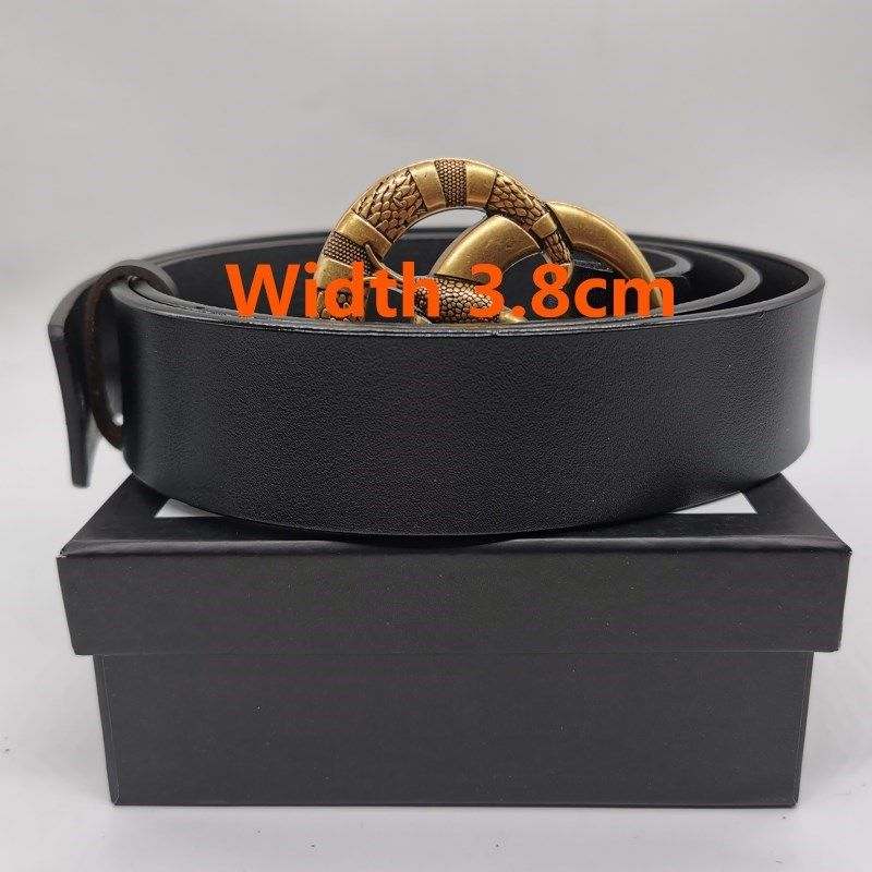 Snake Bronze Buckle Width 3.8cm