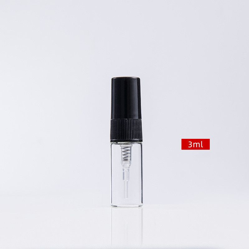 3ml spray preto transparente