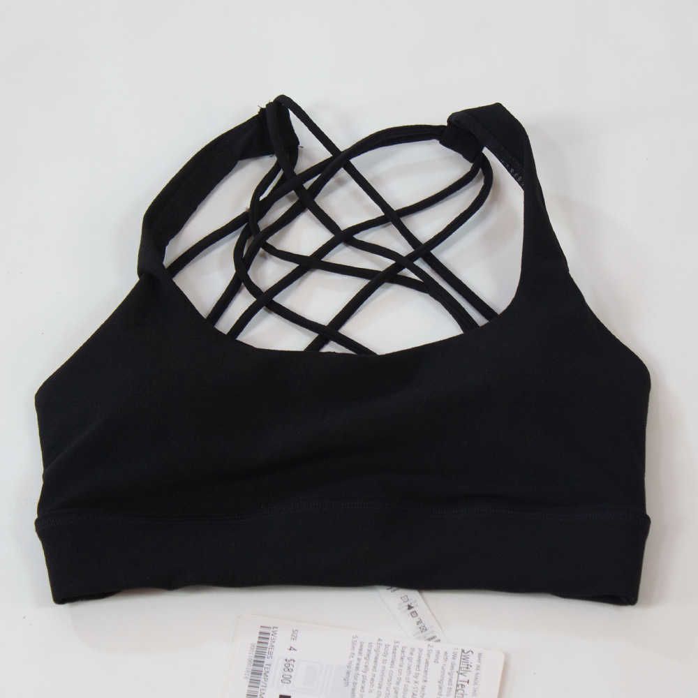 Black 8-bar Bra