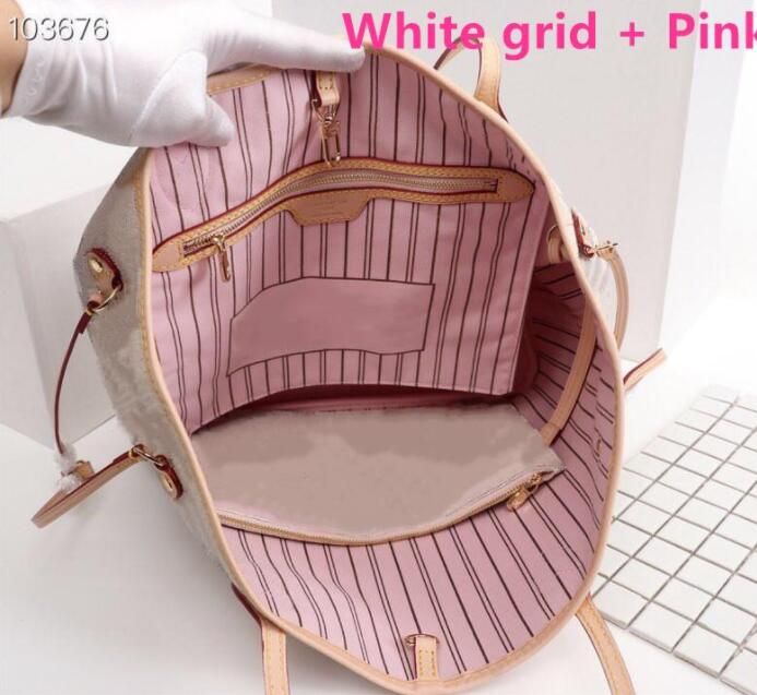 white Grid-pink