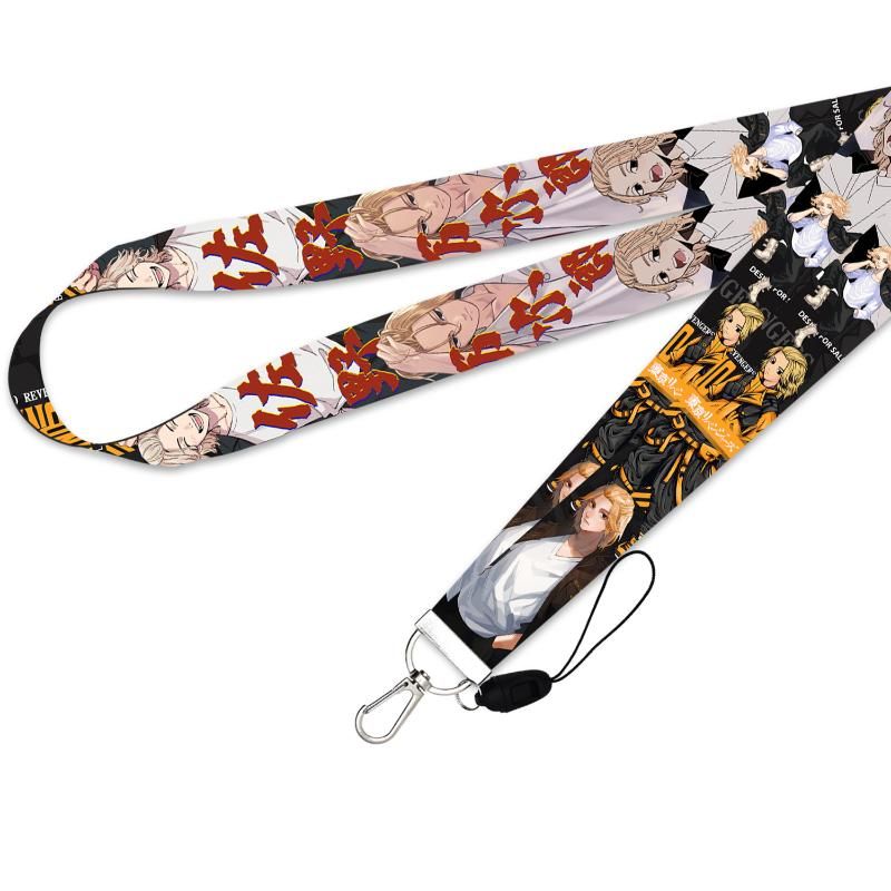 Zilveren lange lanyard