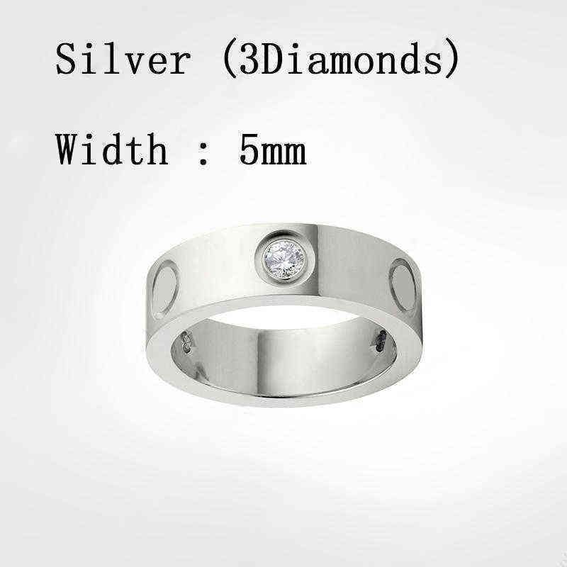 Diamants en argent (5 mm)