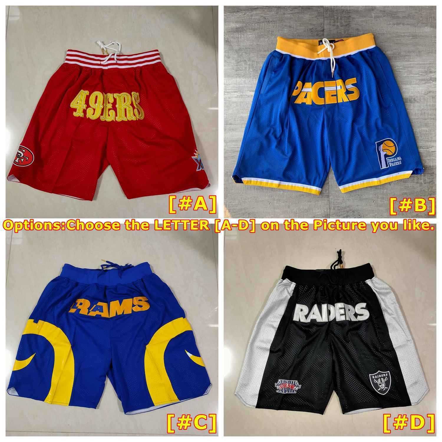 Don Team Basketball Shorts Men NCAA North Carolina Assaulter Wear Sport Pant With Pocket Zipper