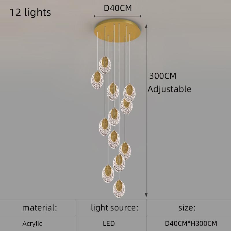 12 lumières lumière blanche