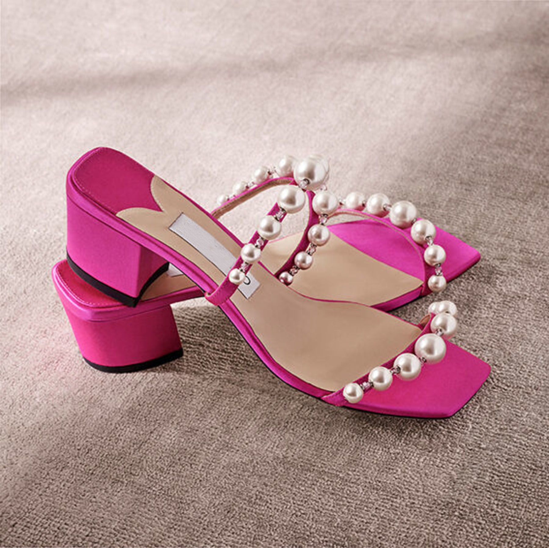 Women Sandal High Heels Slipper Slide Shoes J M London Designer Amara