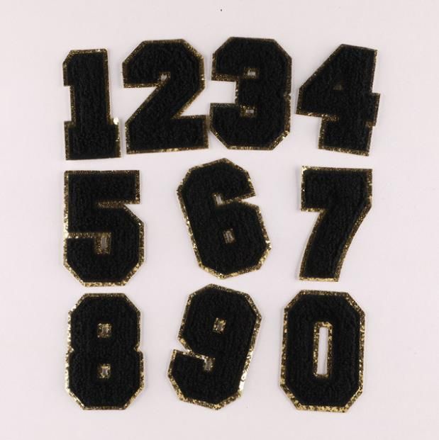 Black Number Set
