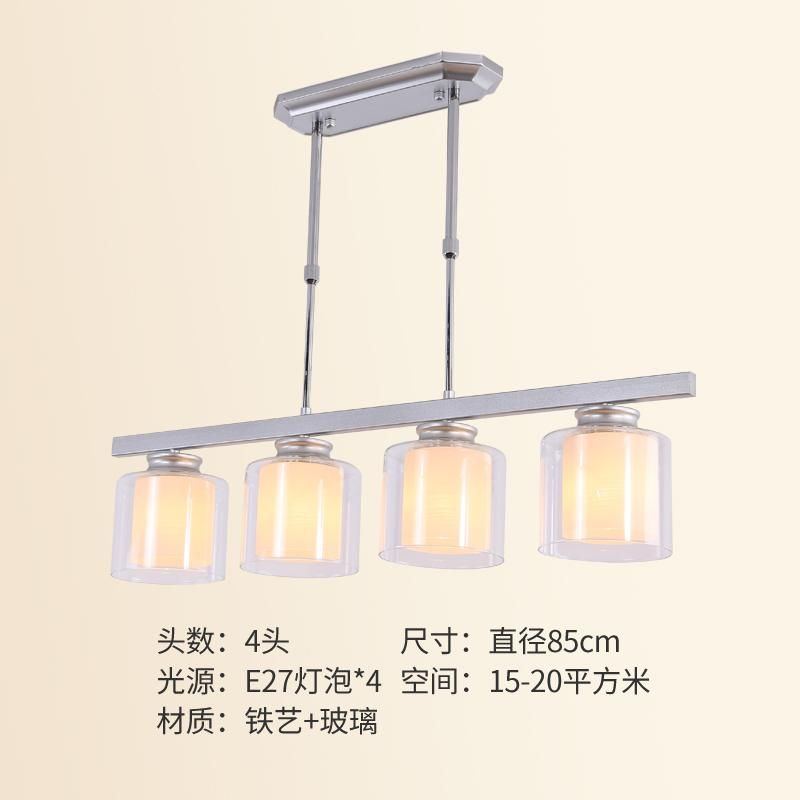 4 lights Silver Warm White