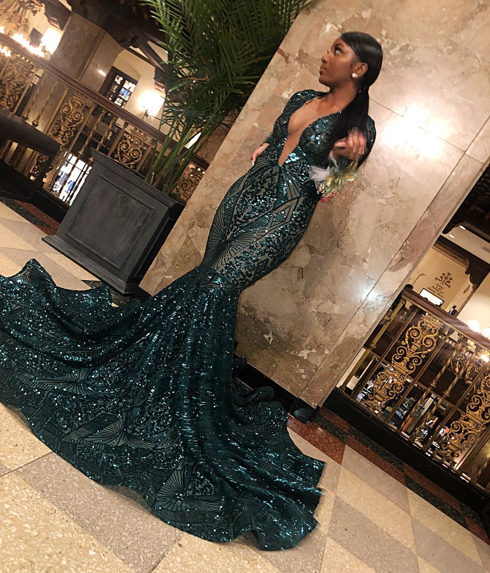 Long Sleeve Prom Dresses 2022 Sexy 