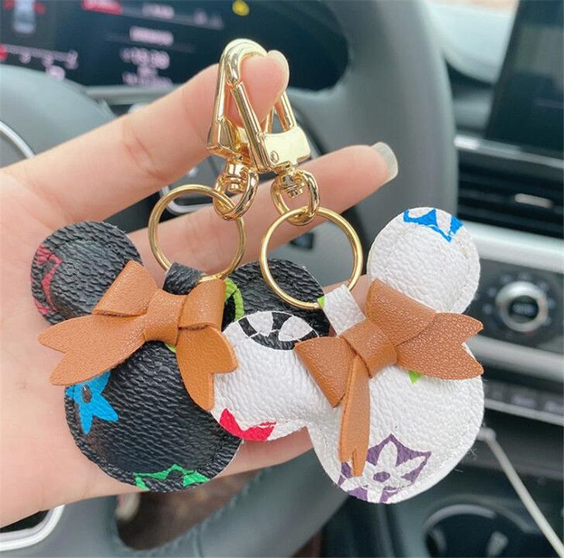 Stylish Mouse Car Keychain With Flower Bag Strap Pendant PU Leather Animal  Charm Jewelry Holder For Women And Men Perfect Gift For Fashionable Key  Lovers From Economic8, $1.85