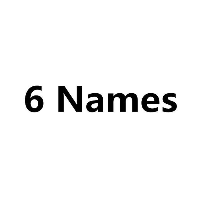 6 Namen