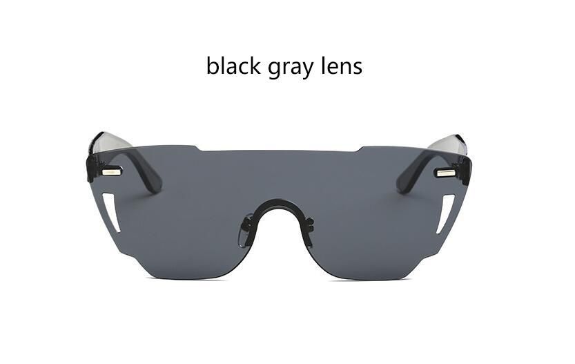 black gray lens