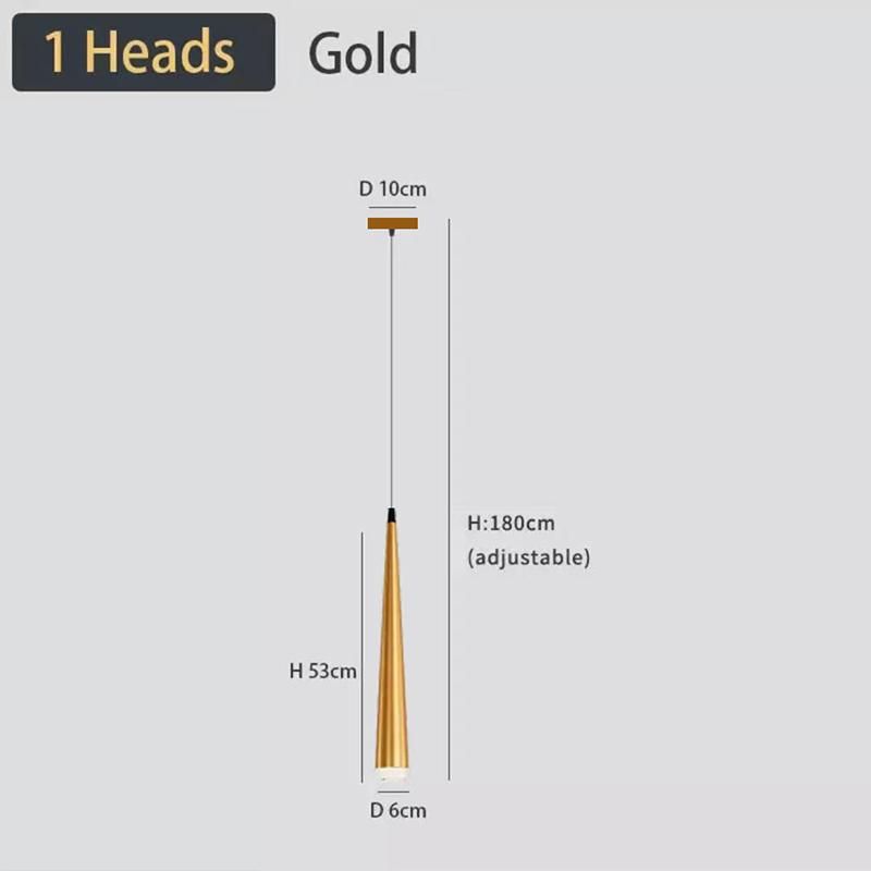 1 Head Gold Cold White