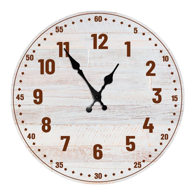 Orologio in legno 13-10 pollici