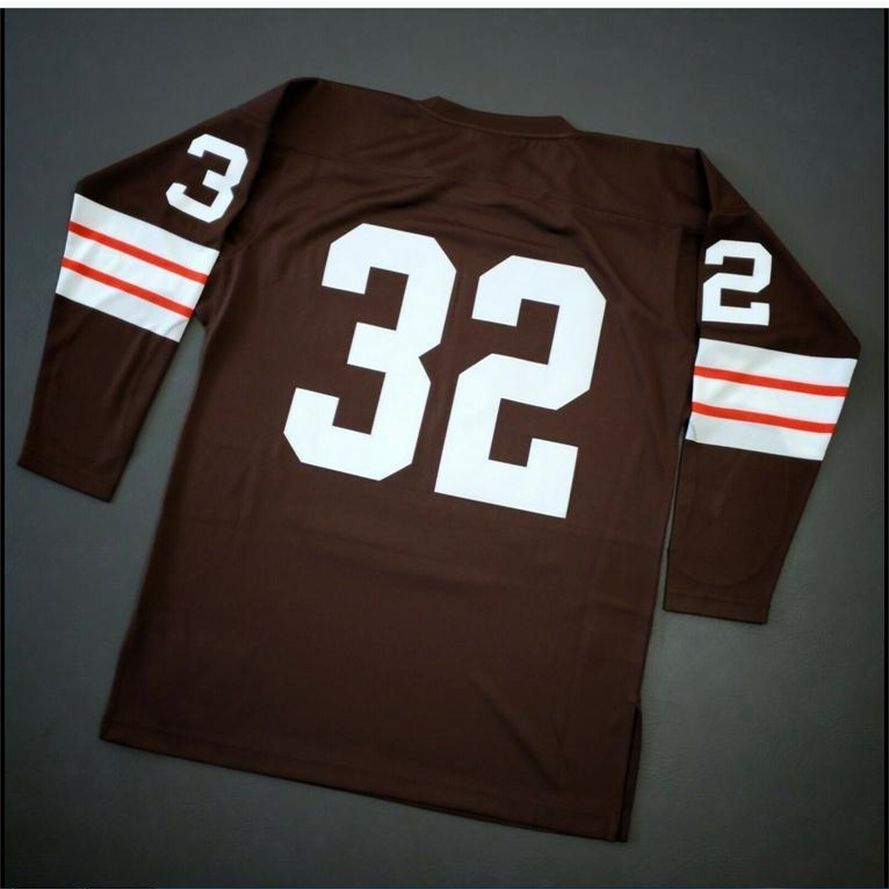 Mit Custom Men Youth Women Vintage Jim Brown 1964 3/4 SLEEVE Football Jersey  Size S 4XL Or Custom Any Name Or Number Jersey From Mitchell__bag, $15.42