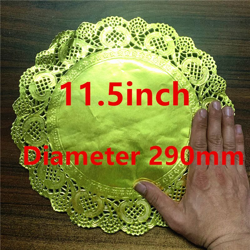 11,5 inch 100 pcs goud-round