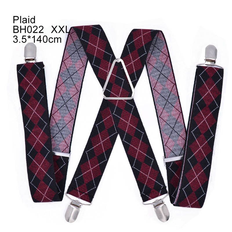 Plaid on Black xxl