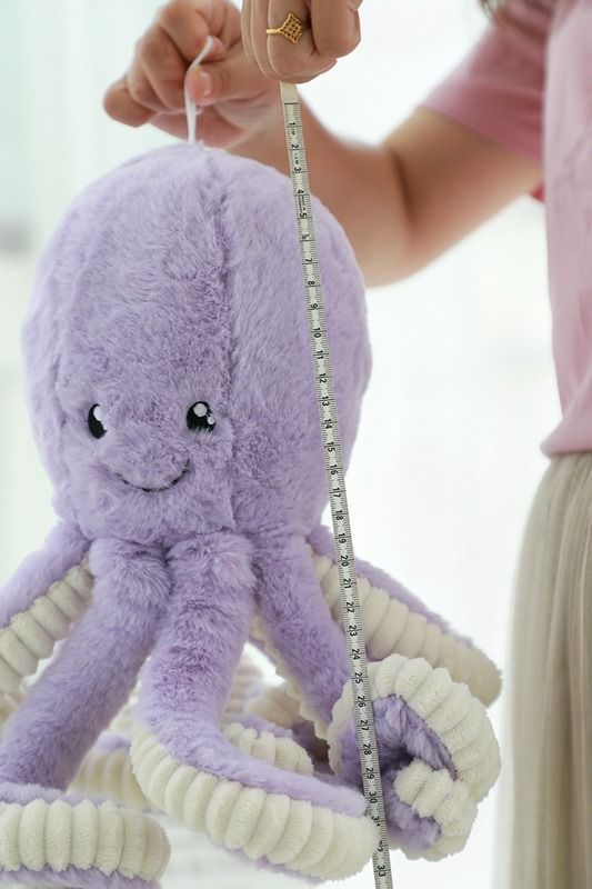 4080cm Lovely Simulation Octopus Pendant Plush Stuffed Toy Soft