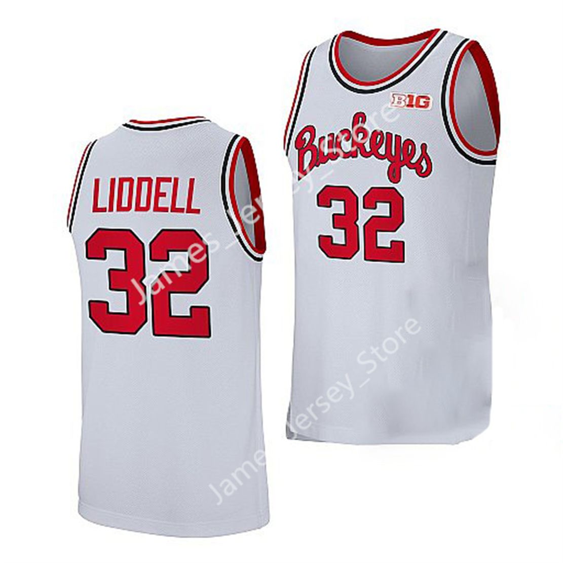 32 E.J. Liddell Basketball Jersey