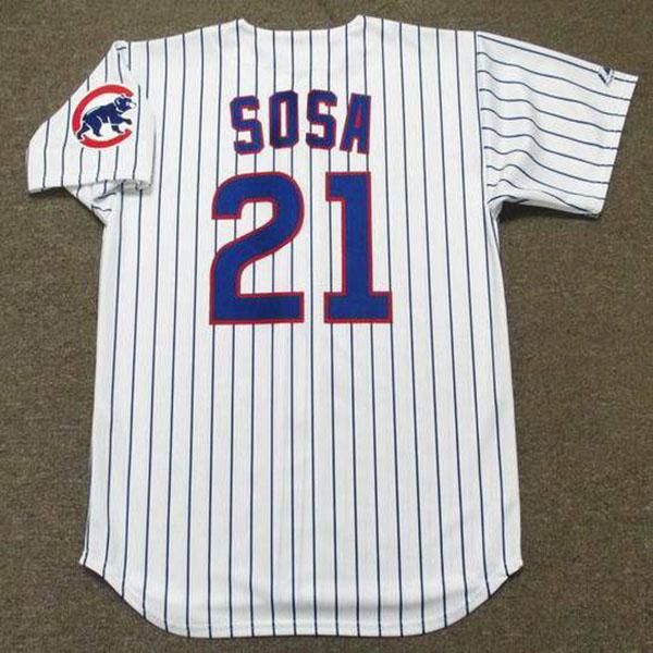 21 Sammy Sosa 1998 White