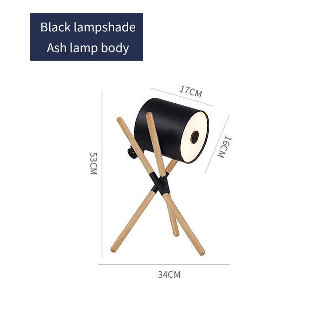 H 53cm Black-Ash