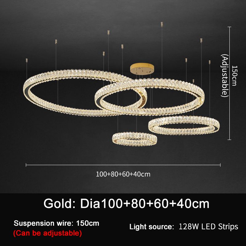 Gold-100+80+60+40cm