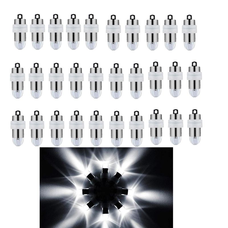 30pcs أبيض LED