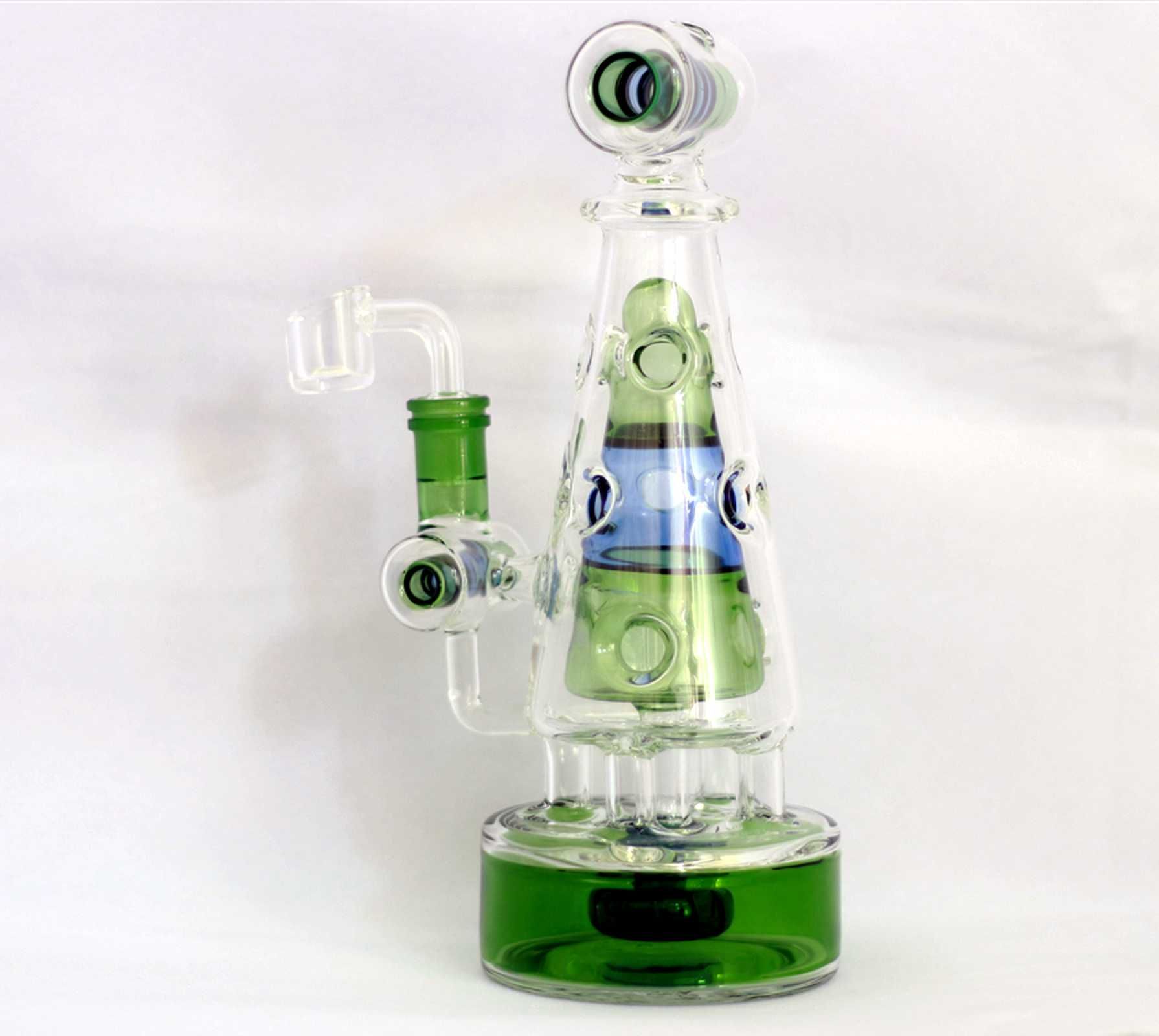 Green with Quartz Banger