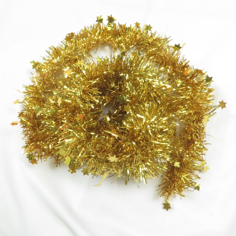 Gold Star Tinsel-12sheets
