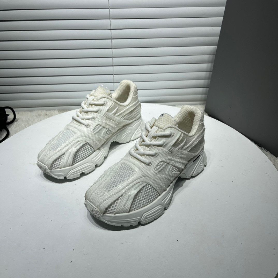 Designer Shoes Sneakers Trainers Platform Shoe Calfskin Technical Knit White  Leather Sneaker Blue Gray Size35 41 0519 Men Women From Yu0002, $75.71 |  DHgate.Com