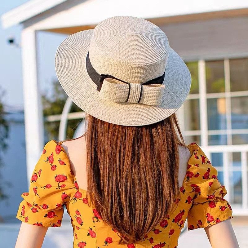 2022 Spring Summer Hat With Bowknot 